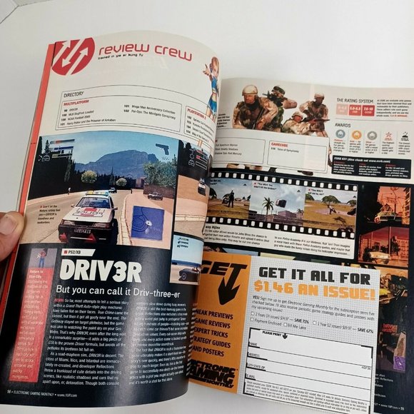 Electronic Gaming Monthly Magazine Portable War PSP Vs DS 181 Aug 04 *MINOR WEAR - Picture 8 of 14